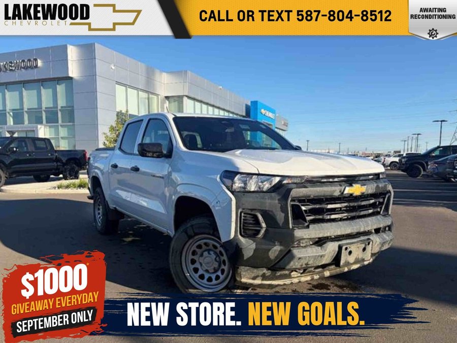 2023 Chevrolet Colorado 4WD Work Truck 2.7T | Bucket Seats White