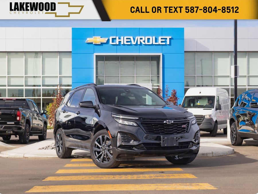 2024 Chevrolet Equinox RS Plus AWD 1.5T | Heated Bucket Seats Black