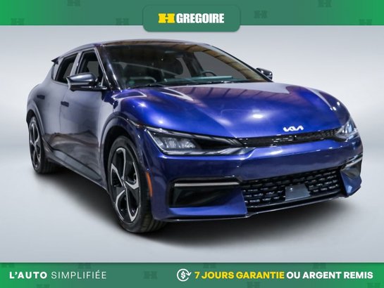 2023 Kia EV6 Long Range AUTO AC TOIT NAV MAGS CAM RECULE Blue