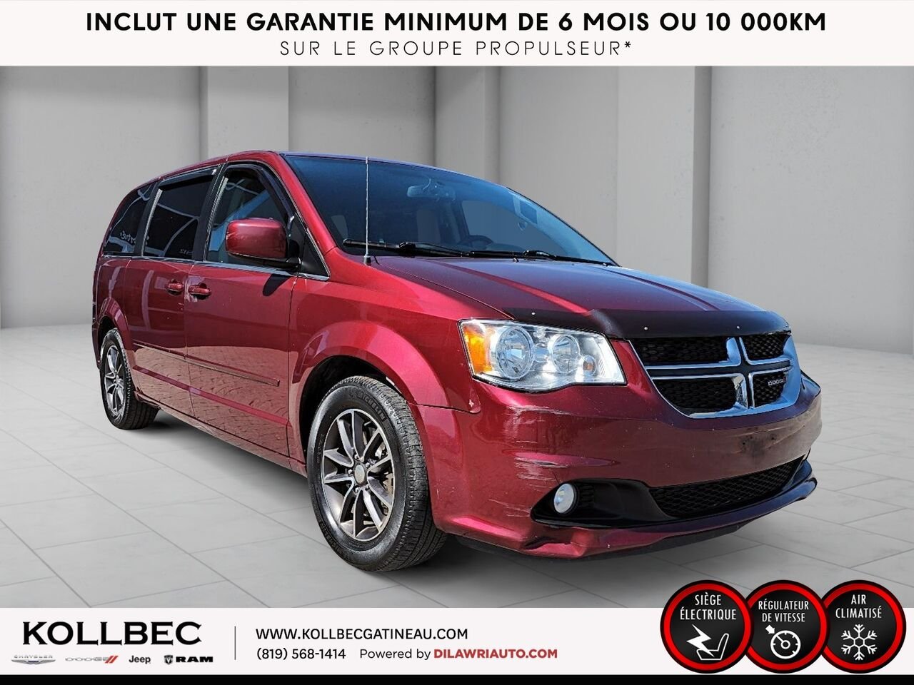 DODGE GRAND CARAVAN SXT Premium Plus 2017 Rouge Ottawa & Gatineau - photo #12