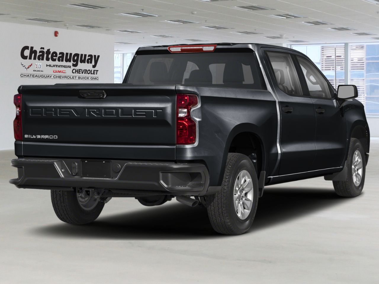 CHEVROLET Silverado 1500 Custom cabine multiplace 4RM 147 po 2026 Noir Châteauguay - photo #2