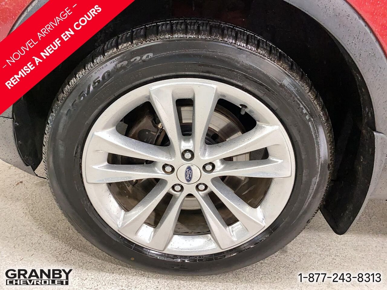 Ford Explorer XLT, quatre roues motrices | G3898 2018 Rouge Granby - photo #8