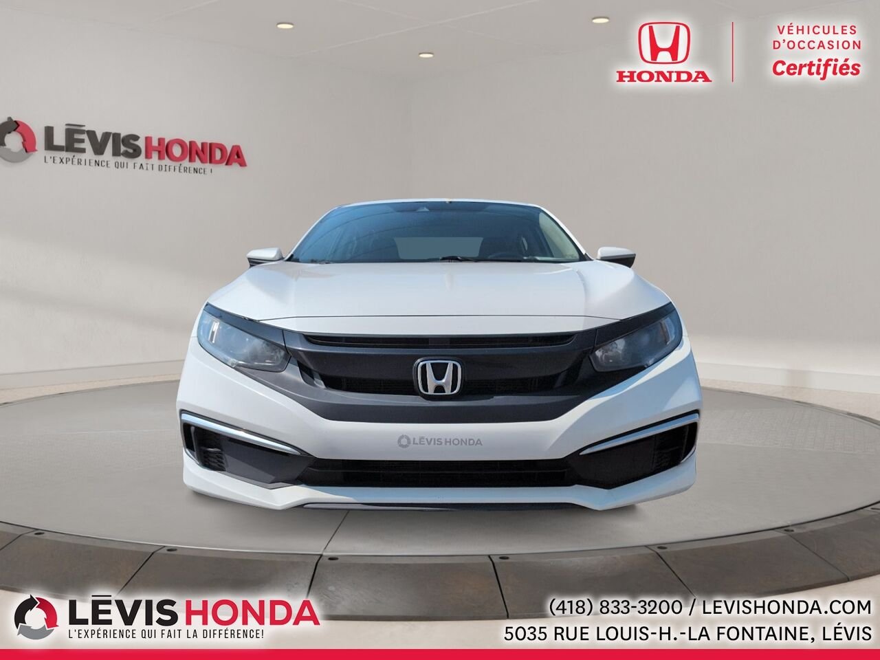 2019 Honda Civic LX LX BM White Lévis - photo #2