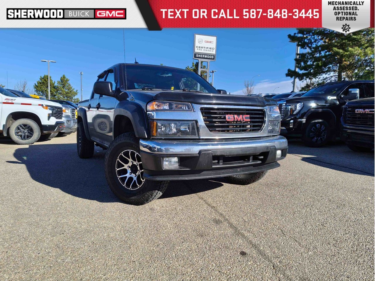 2008 GMC Canyon 4WD Crew Cab 126.0 SLE Black Sherwood Park - photo #0