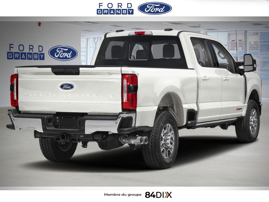 Ford SUPER DUTY F-250 SRW LARIAT cabine 6 places 4RM caisse de 8 pi 2027 Blanc