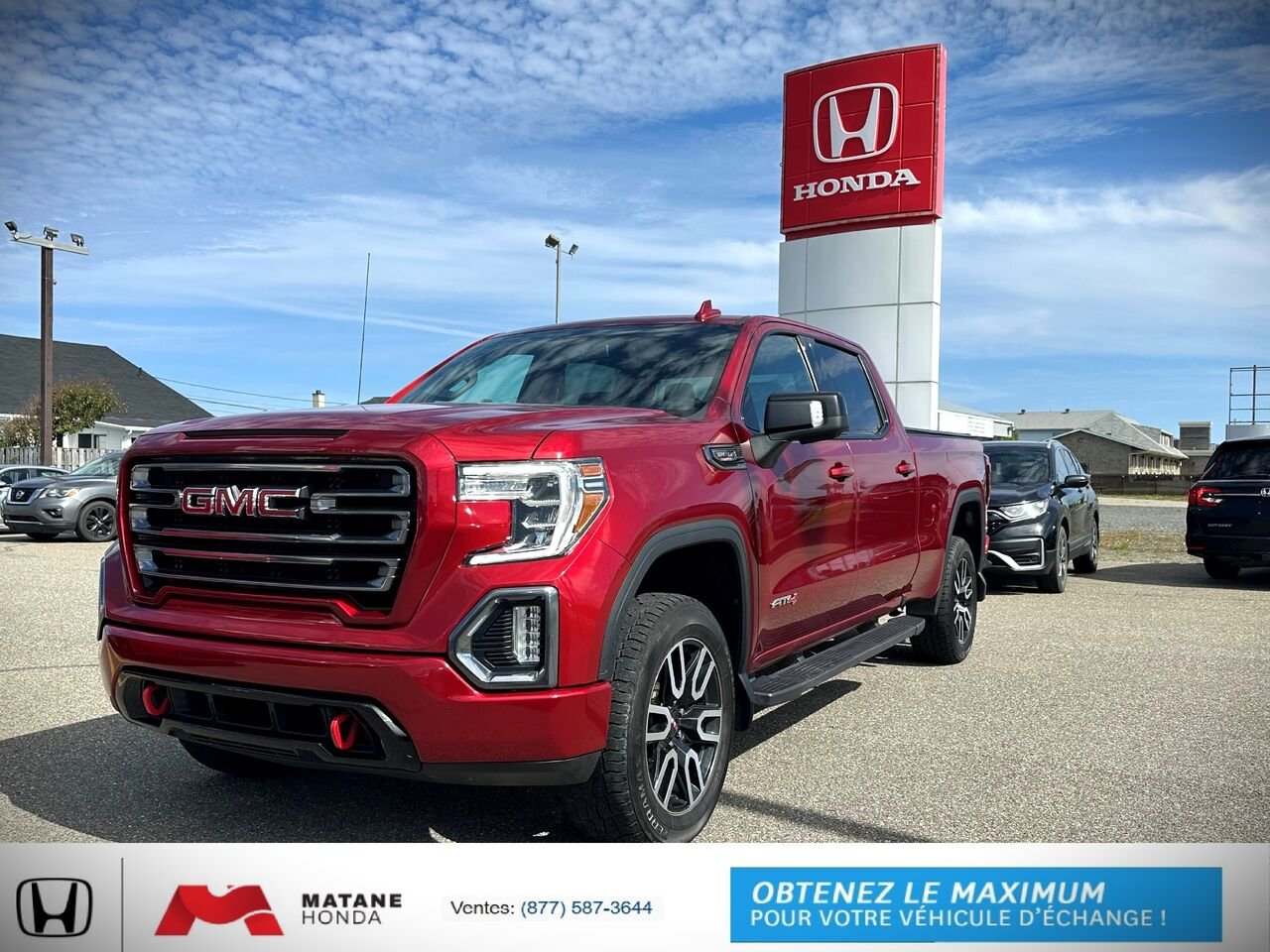 2021 GMC SIERRA K1500 AT4 SIERRA K1500 AT4 Red Matane - photo #0