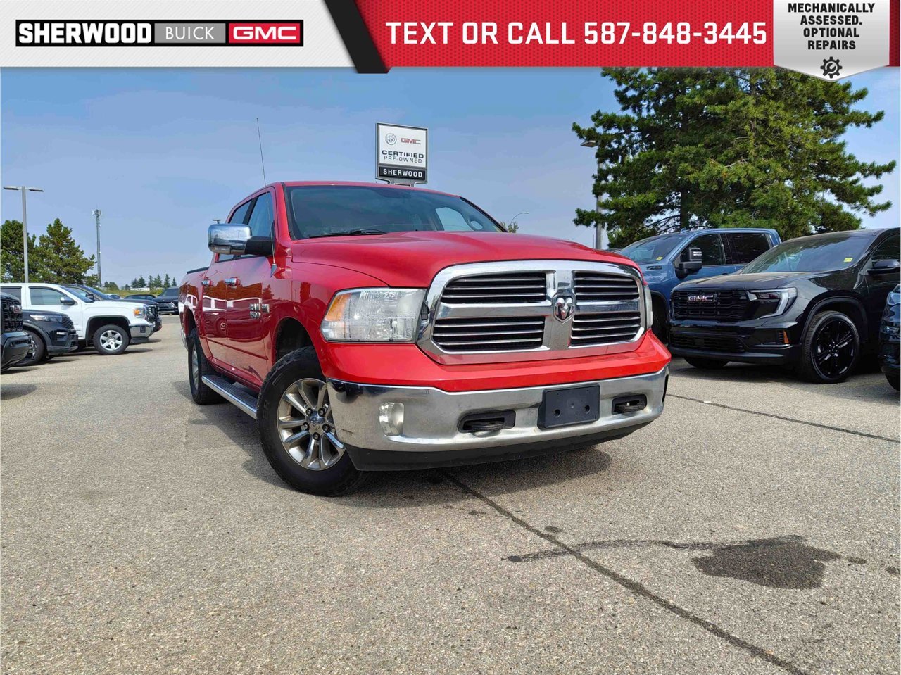 2013 Ram 1500 4WD Crew Cab 140.5 SLT Red Sherwood Park - photo #0