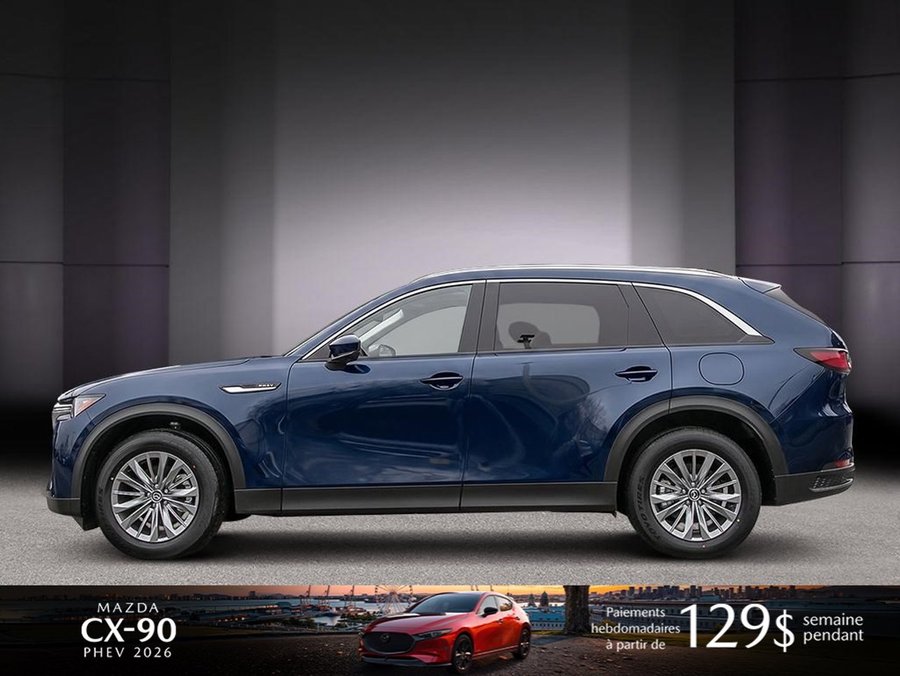 Mazda CX-90 hybride rechargeable 2026 2026 Bleu cristal foncé mica