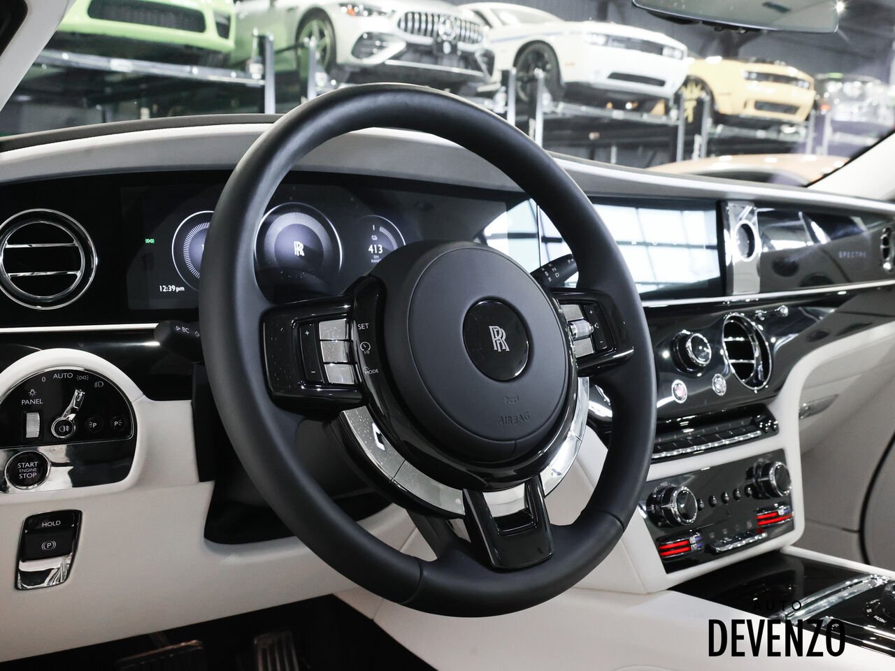 Rolls-Royce Spectre 2024 Blanc Saint-Eustache - photo #11