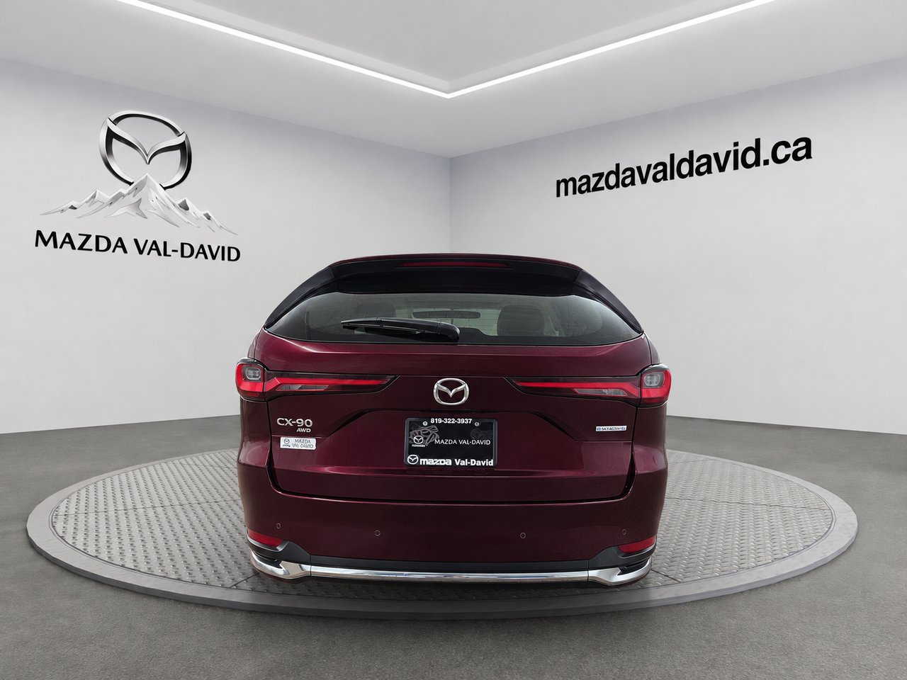 2024 Mazda CX-90 hybride rechargeable GT Red Val-David - photo #4