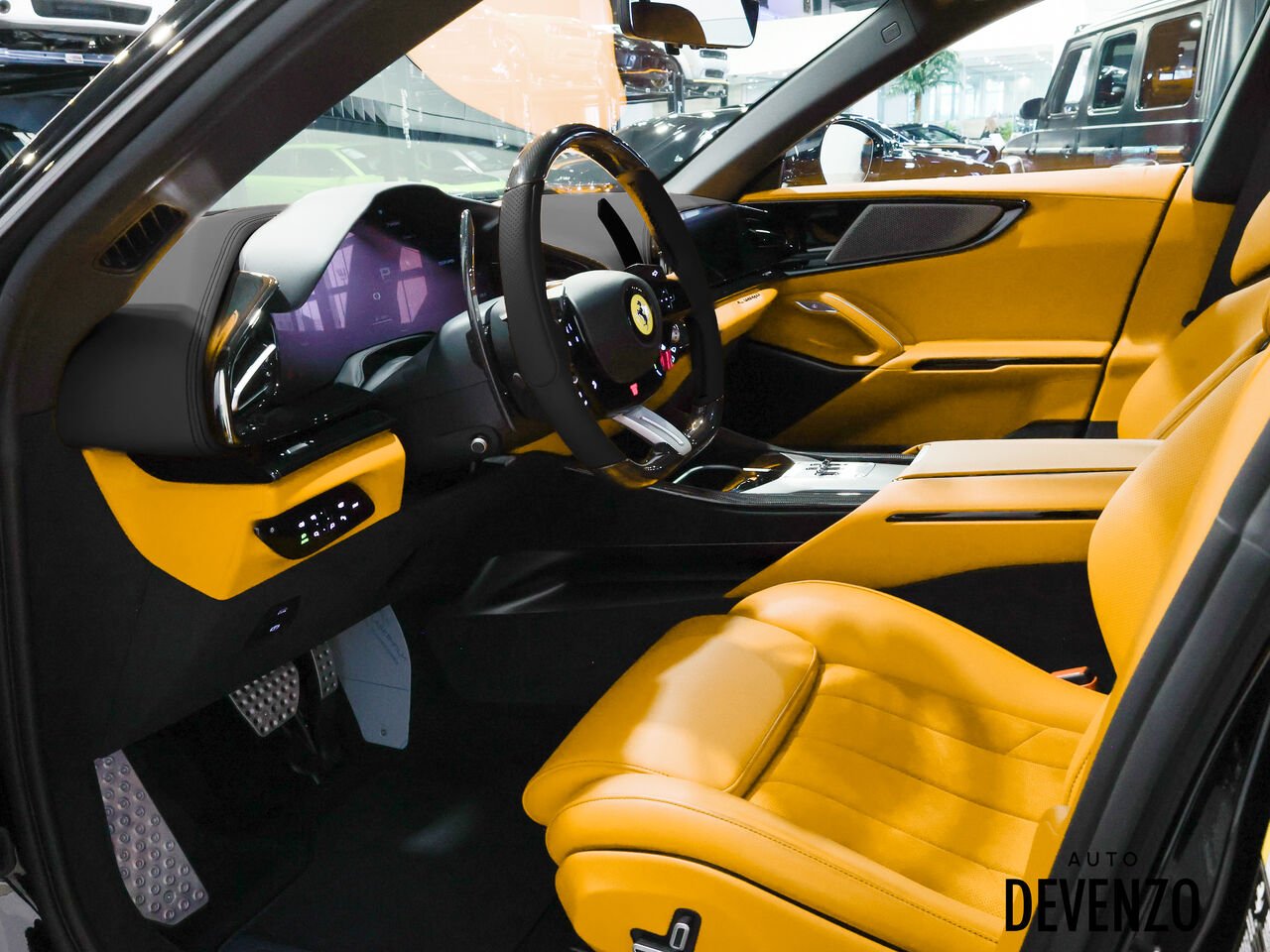 2026 Ferrari Purosangue V12 725HP *** FULL CAR SATIN PPF *** Black Saint-Eustache - photo #13