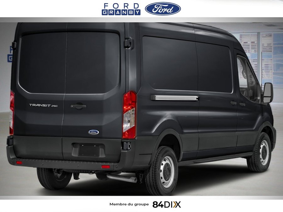 2026 Ford Transit Cargo Van T-250 PA toit moyen 148 po PNBV de 9 070 lb Agate Black Metallic