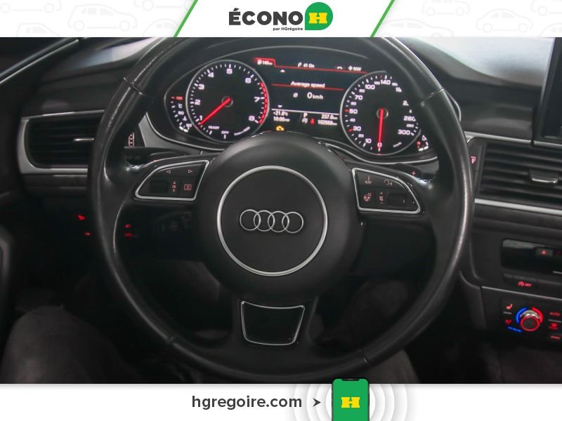 Audi A6 820138 | TECHNIK AWD V6 3.0 CUIR TOIT MAGS 2018 Blanc Laval - photo #14