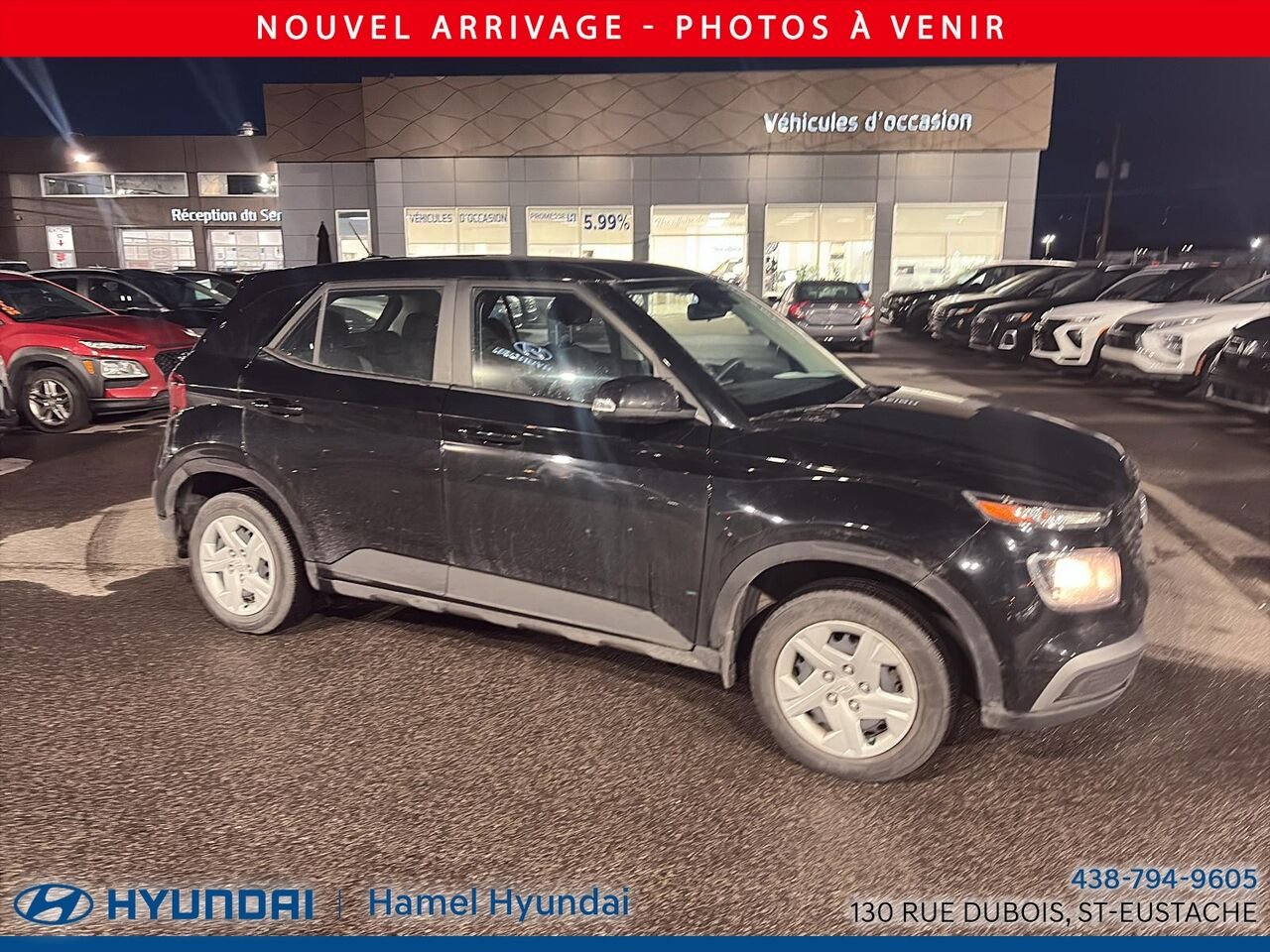 2023 Hyundai Venue Black Saint-Eustache - photo #0