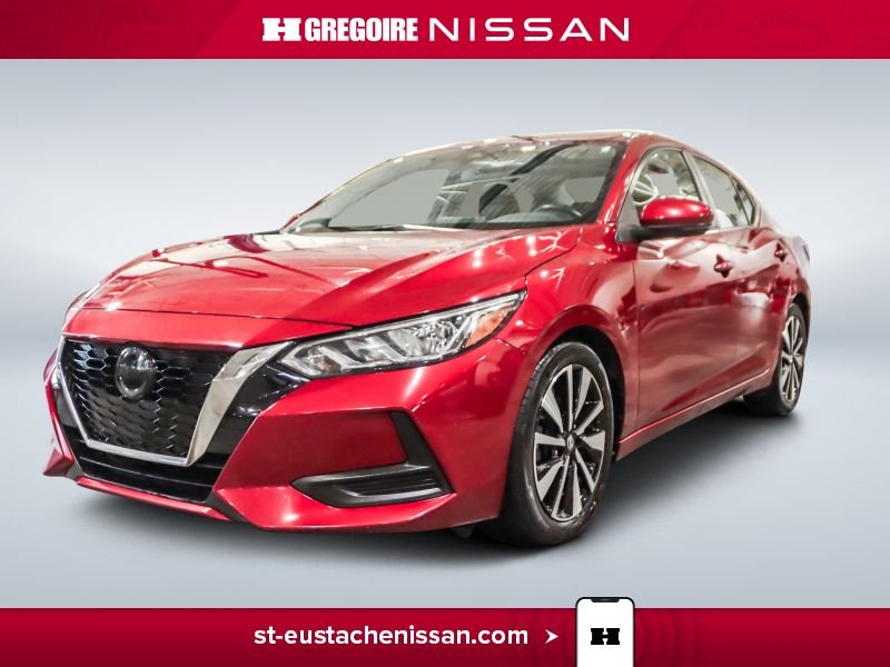 2022 Nissan Sentra SV DEM. A DISTANCE SIEGES CHAUFFANTS APPLE CARPLAY Red