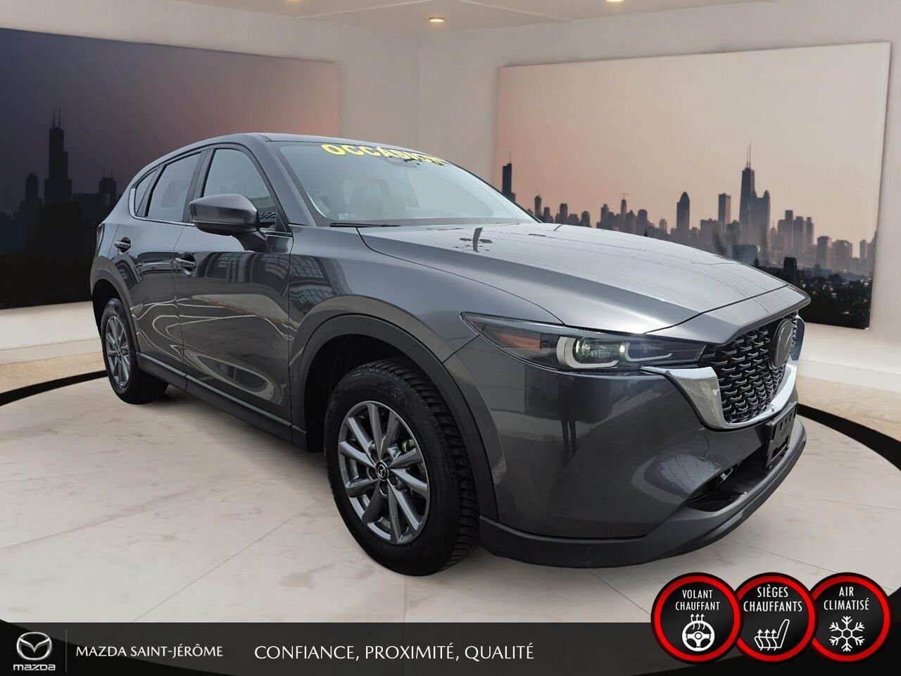 2025 Mazda CX-5 Grey Sainte-Agathe-des-Monts - photo #3