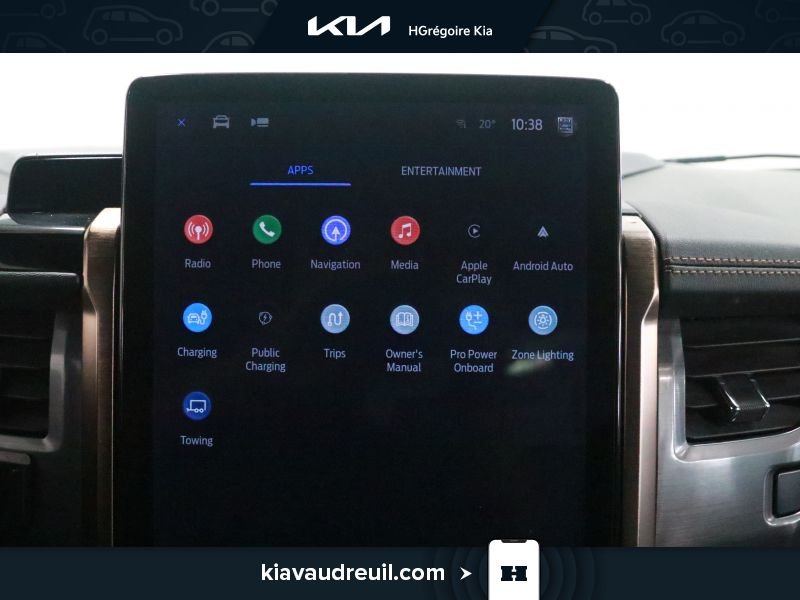 Ford F150 KA8110A | LARIAT AWD A/C CUIR GR ELECT MAGS CAM RECUL BLUETO 2023 Noir Laval - photo #19