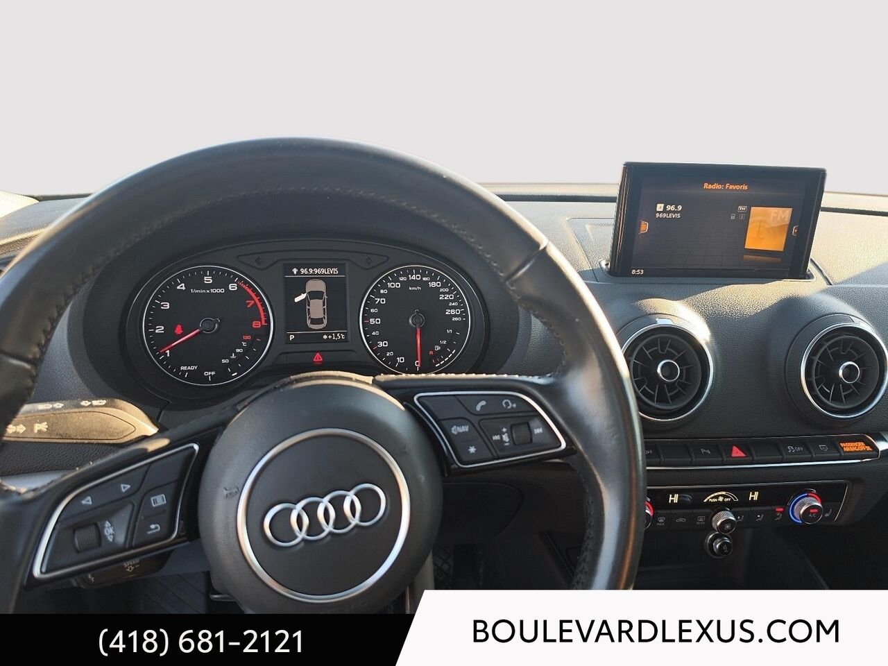 Audi A3 berline 19982B | Komfort 45 TFSI quattro 2019 Argent Québec - photo #13