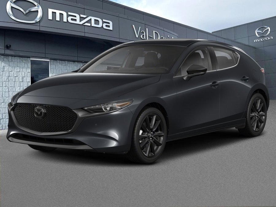 2026 Mazda Mazda3 Sport GT avec moteur turbo BA TI i-ACTIV Jet Black Mica