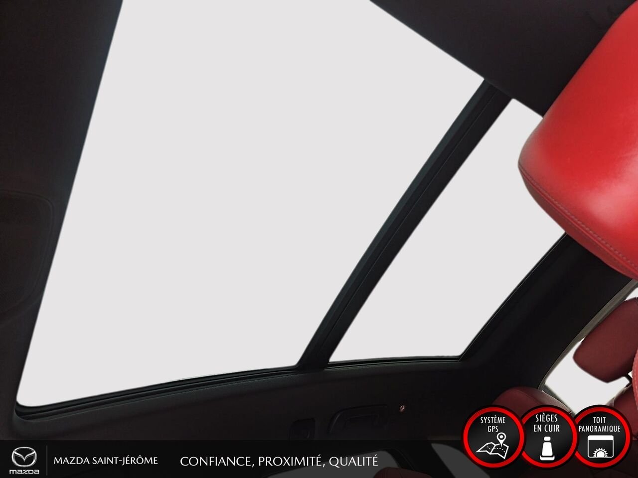 2022 Audi SQ5 Progressiv 3.0 TFSI quattro | CUIR ROUGE | TOIT PANO | White Saint-Jérôme - photo #18