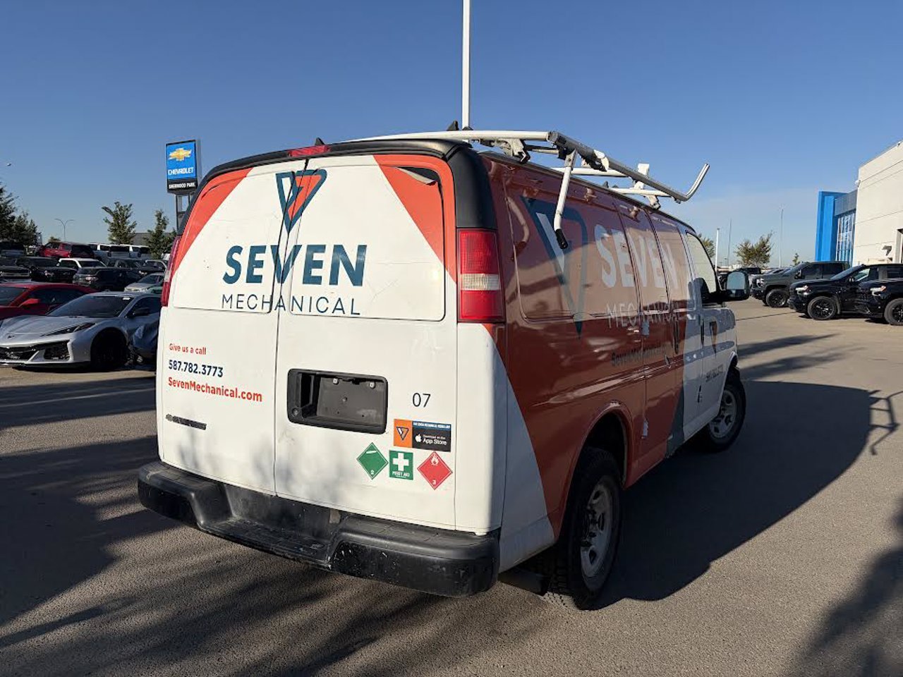 2017 Chevrolet Express Cargo Van RWD 2500 135 White Sherwood Park - photo #4