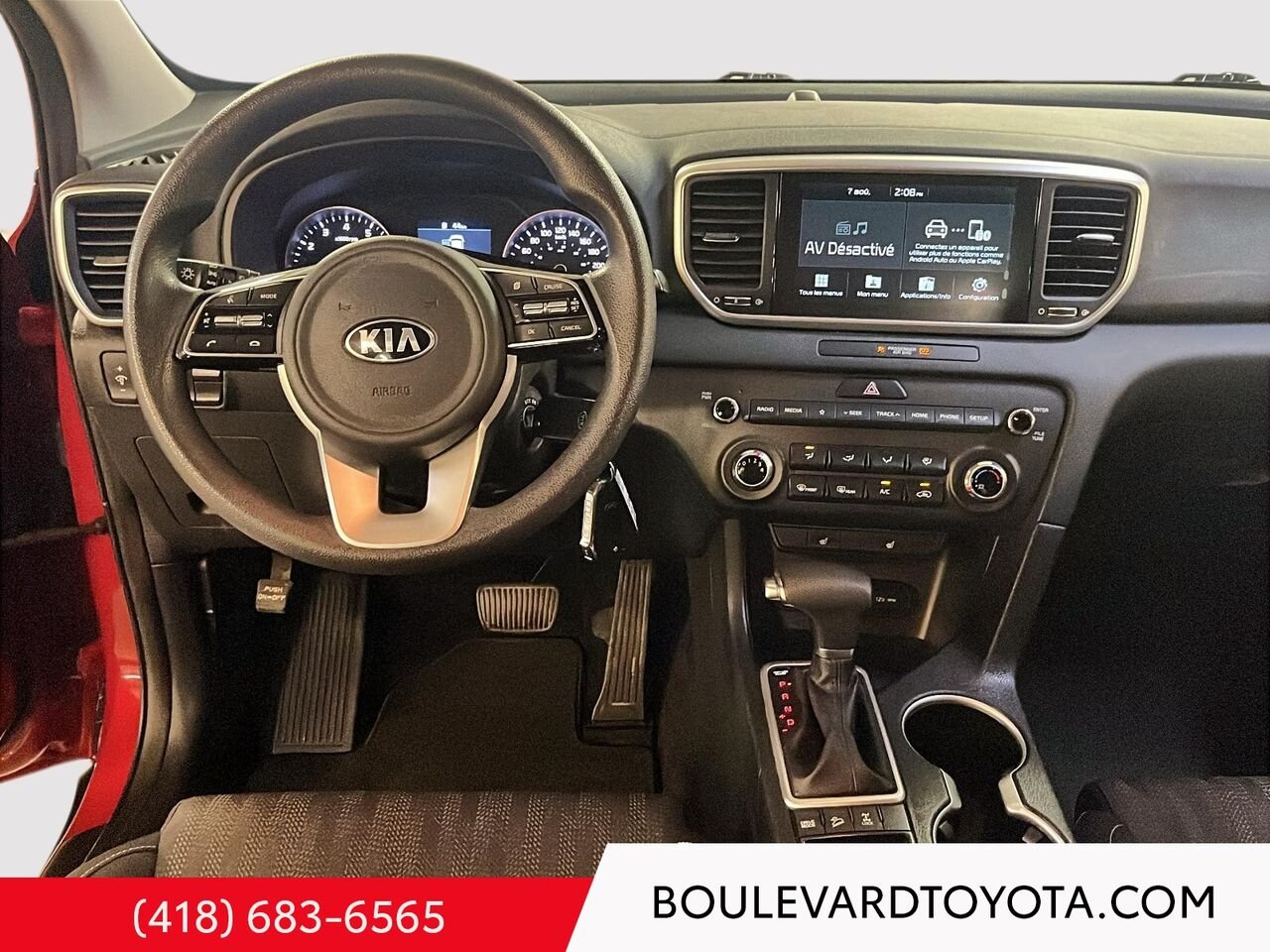 2021 Kia Sportage 99685B-105 | LX, AWD Red Québec - photo #16
