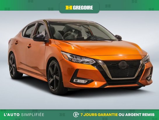 2021 Nissan Sentra SR AUTO AC TOIT MAGS GR ELECT CAM RECUL BLEUTOOTH Orange