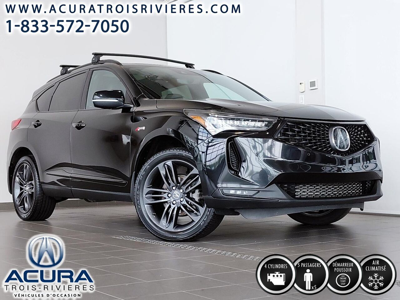 Black 2023 Acura RDX SUV / Crossover All-Wheel Drive Automatic