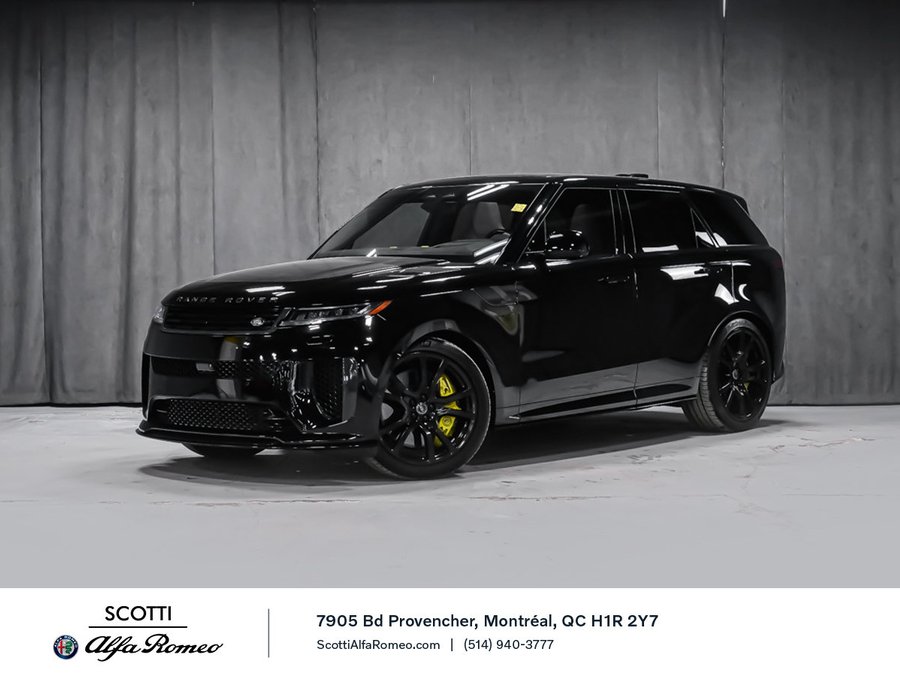 2024 Land Rover Range Rover Sport EDITION ONE SV Black
