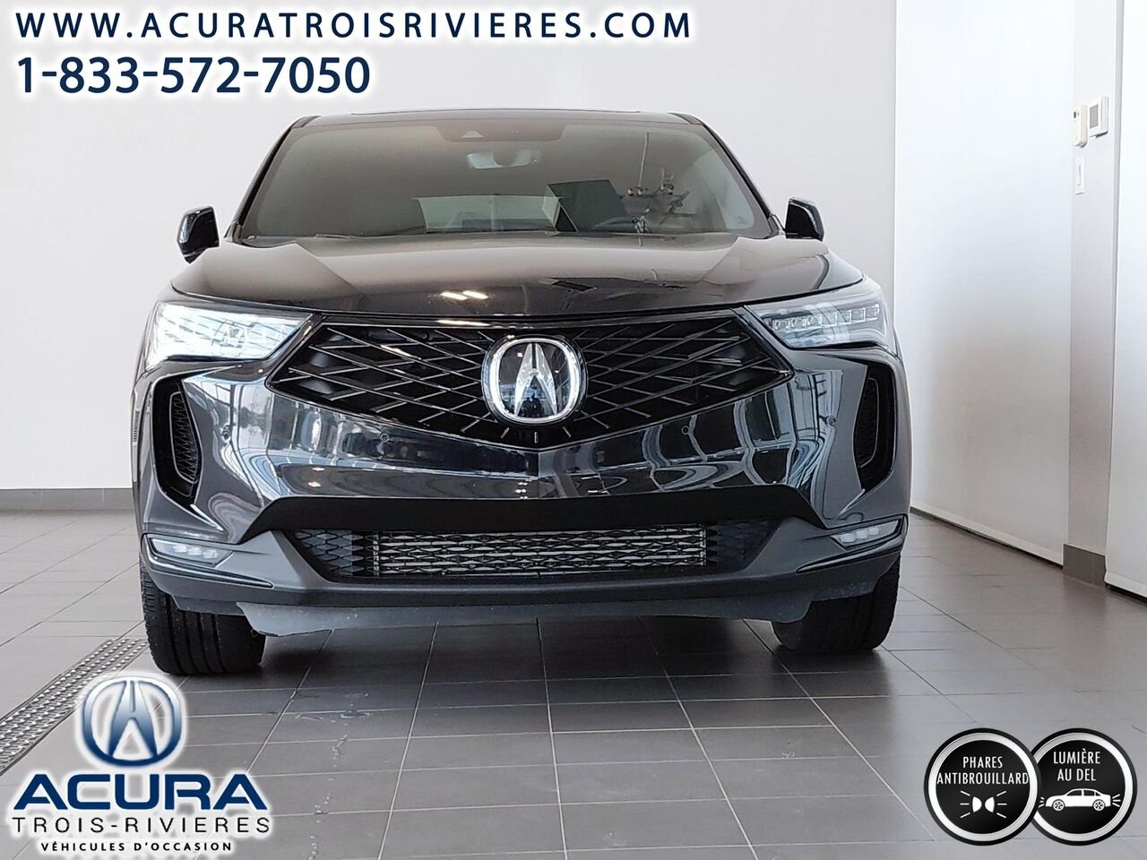 2025 Acura RDX A-Spec sh-awd, toit pano, lumières DEL Black Trois-Rivières - photo #2