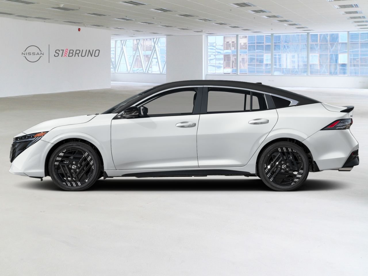 2026 Nissan Sentra Aspen White TriCoat/Super Black Saint-Basile-le-Grand - photo #2
