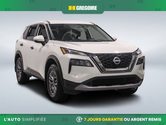 2022 Nissan Rogue S AWD AUTO A/C GR ELECT MAGS CAM RECUL BLEUTOOTH White