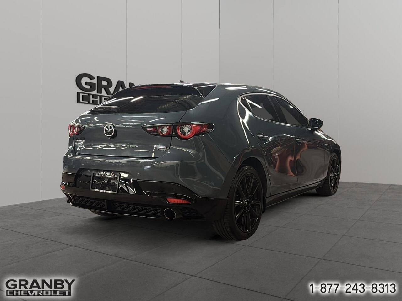 Mazda Mazda3 Sport GT avec moteur turbo BA TI i-ACTIV | G3618 2023 Gris Granby - photo #4