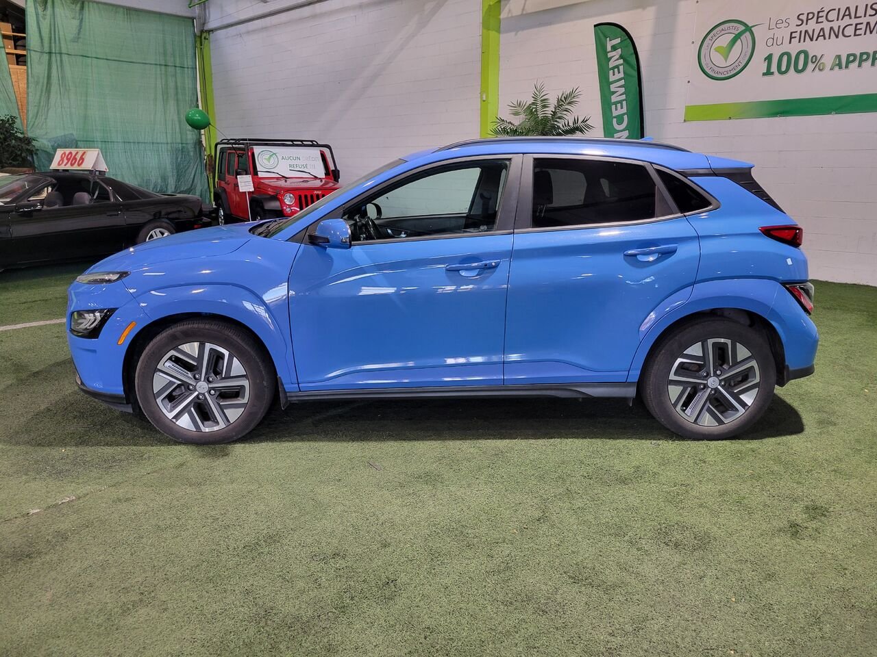 2022 Hyundai Kona Electric Blue  - photo #2