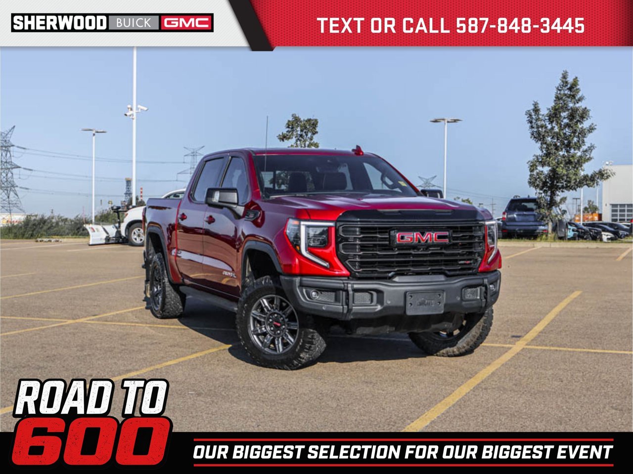 2024 GMC Sierra 1500 4WD Crew Cab 147 AT4X Red Sherwood Park - photo #0