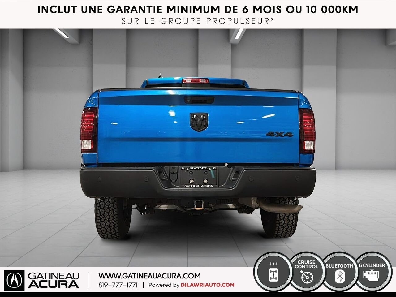 Ram 1500 Classic Warlock Quad Cab 4x4 2021 Bleu Gatineau - photo #12
