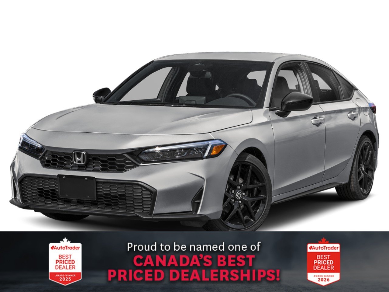 Honda Civic Hayon Sport CVT Hatchback 2025 Silver Ottawa & Gatineau - photo #0