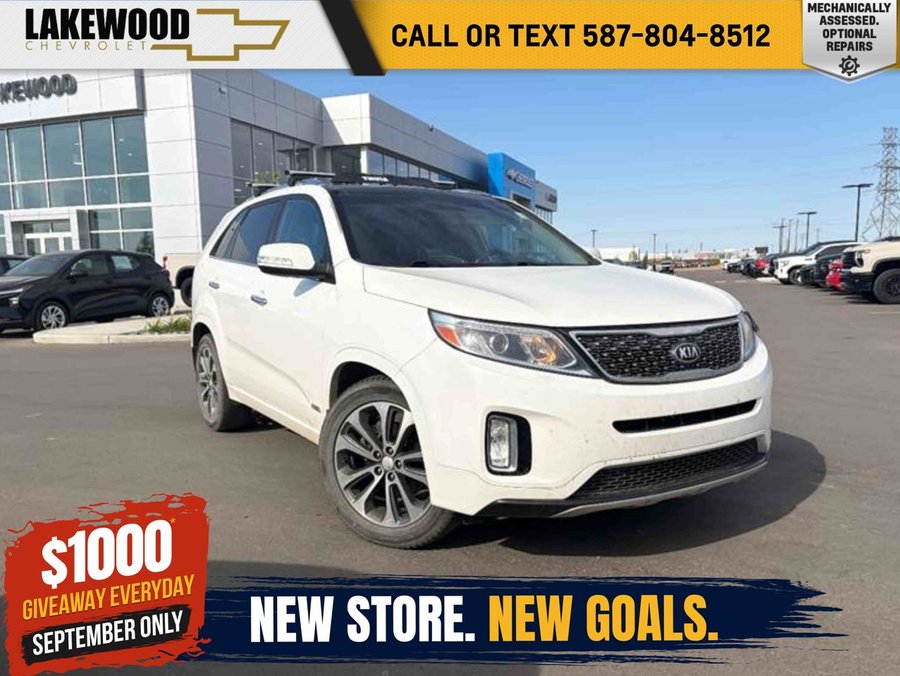 2014 Kia Sorento SX AWD 3.3L 7 Passenger | Panoramic Sunroof White