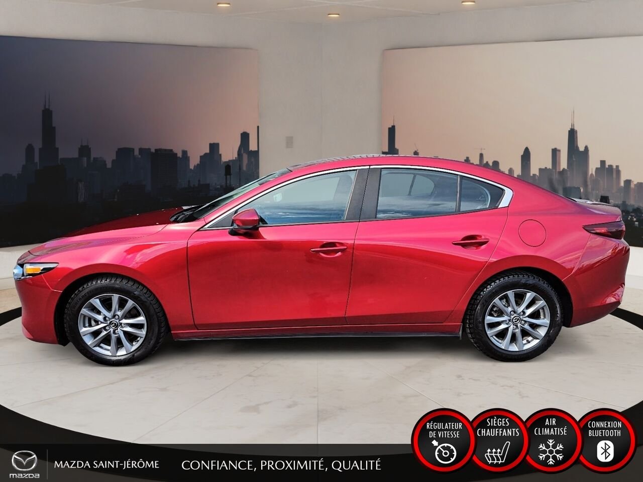 2023 Mazda Mazda3 Red Ste-Agathe des Monts - photo #9