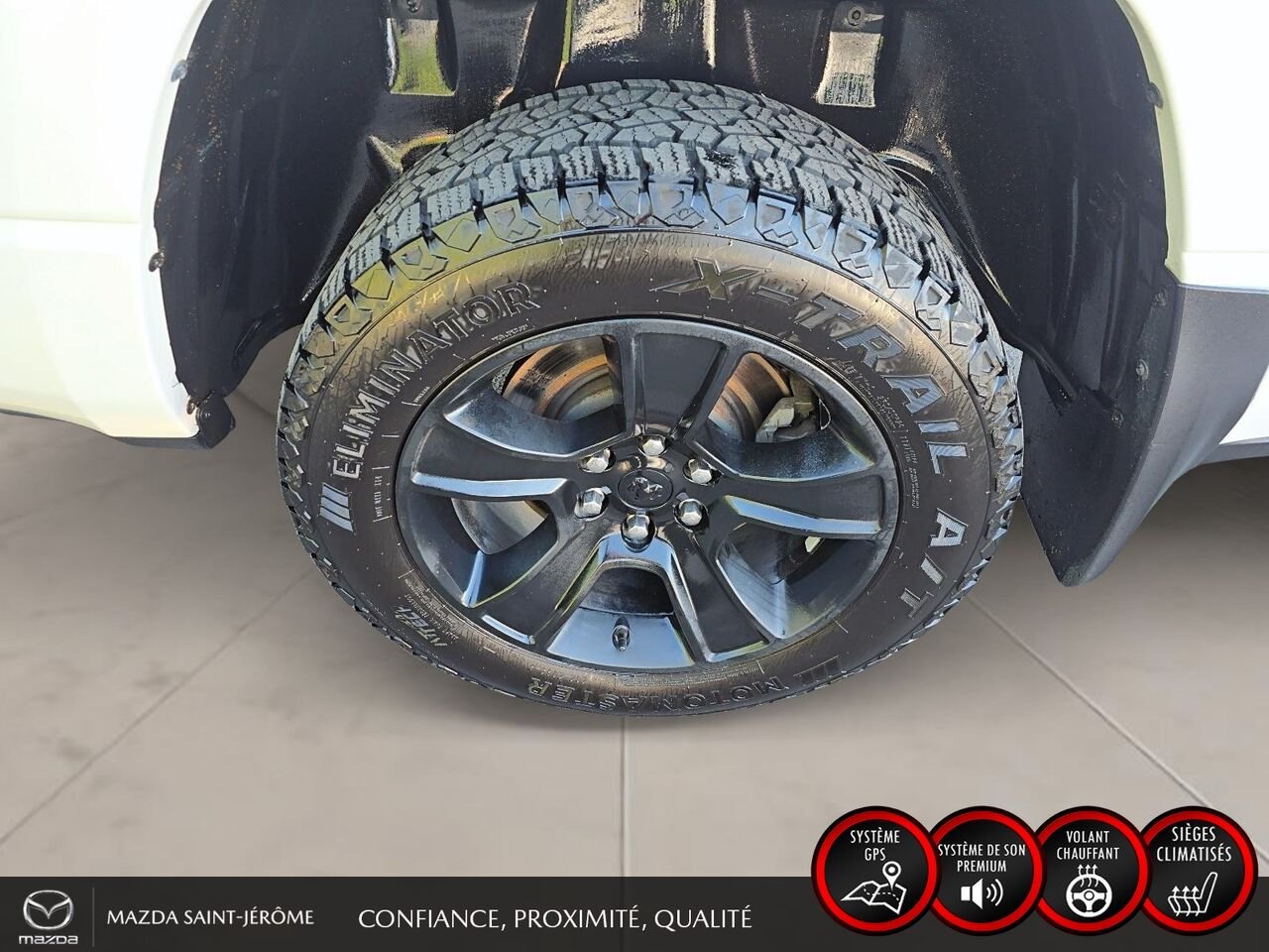 Ram 1500 Sport | caisse de 5 pi 7 po | CUIR | 4X4 | 2022 Blanc Saint-Jérôme - photo #12