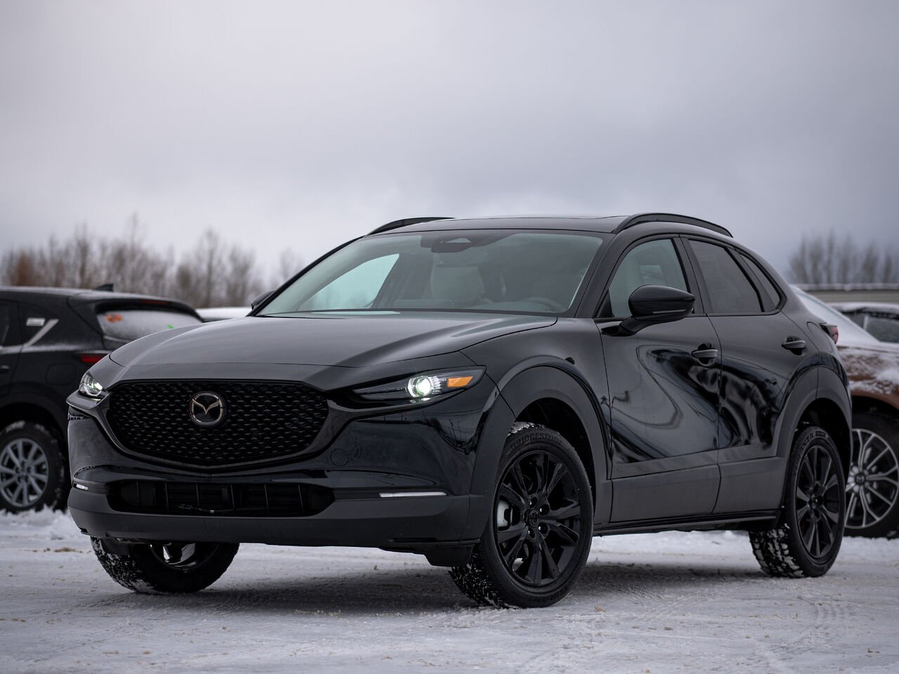MAZDA CX-30 2628 | GT TI avec moteur turbo 2026 Noir de jais mica Val-d'Or - photo #0