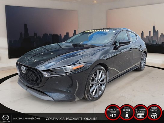 2021 Mazda Mazda3 Sport GT | CUIR | TOIT OUVRANT | CHAÎNE 12 HAUT-PARLEURS | NAVIGATION Black