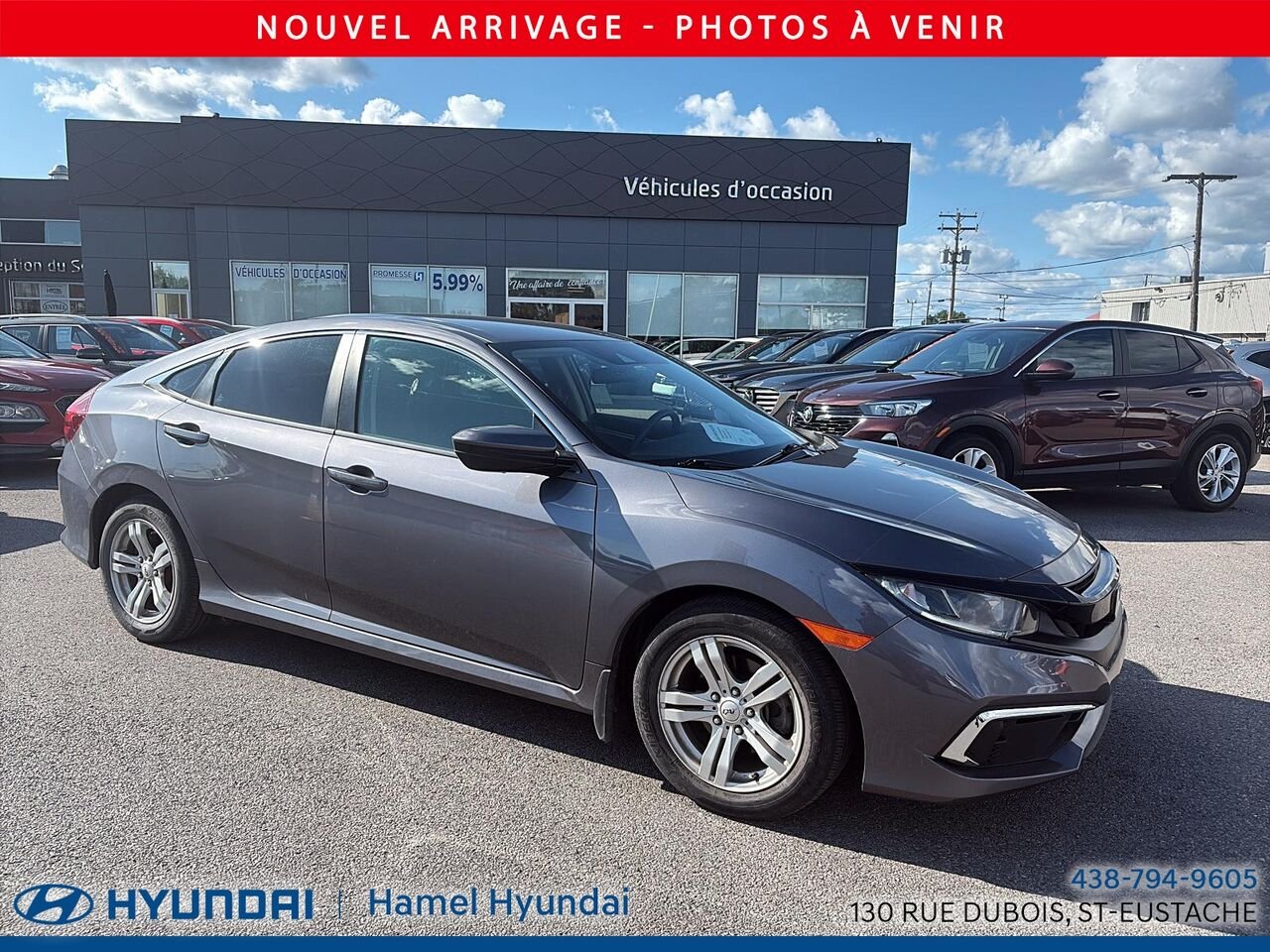 2020 Honda Civic Berline Grey Saint-Eustache - photo #0