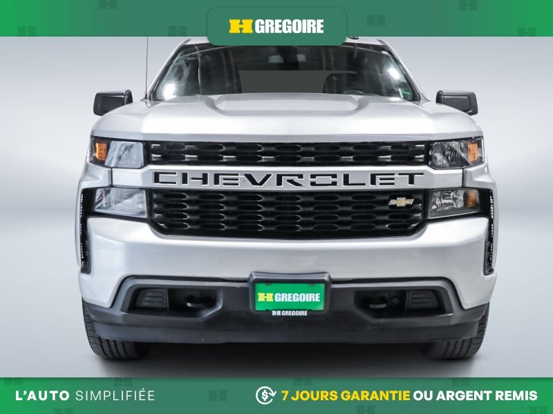 Chevrolet Silverado 1500 Custom 4x4 AUTO AC MAGS CAM RECULE BLUETOOTH 2021 Argent