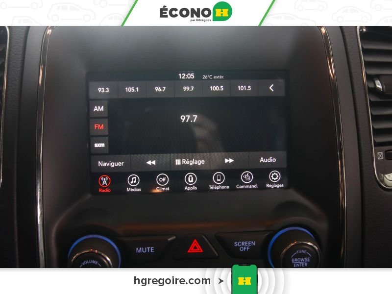 Dodge Durango 820874 | GT AWD CUIR TOIT BLUETOOTH CAMÉRA MAGS 2018 Blanc Laval - photo #9