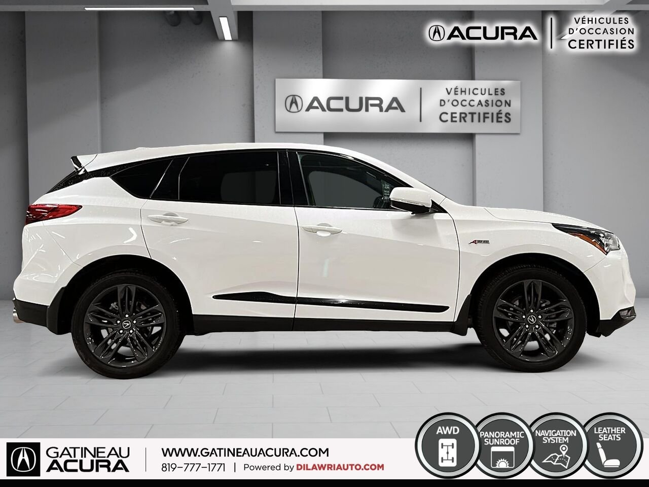 Acura RDX A-Spec SH-AWD 2023 Blanc Gatineau - photo #14