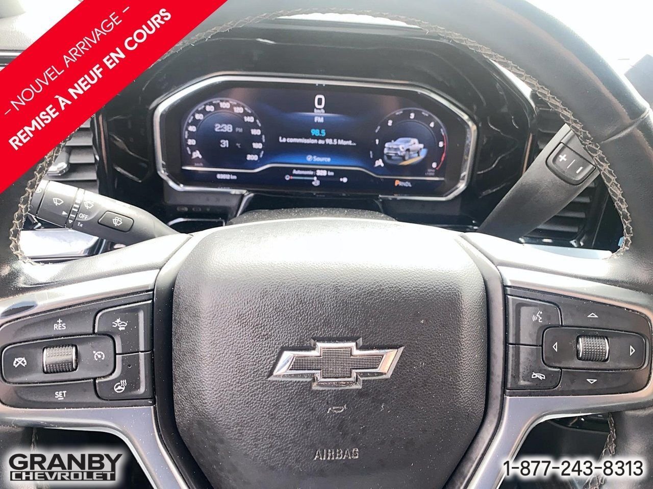2024 Chevrolet Silverado 2500HD LT crewcab diesel BOITE 6.6 | G3883 White Granby - photo #11