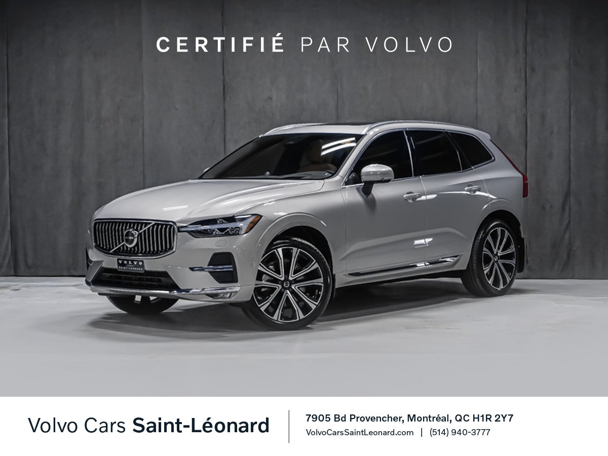 Volvo XC60 B6 ULTIMATE BRIGHT BOWERS WILKINS 2023 Argent Montréal - photo #0