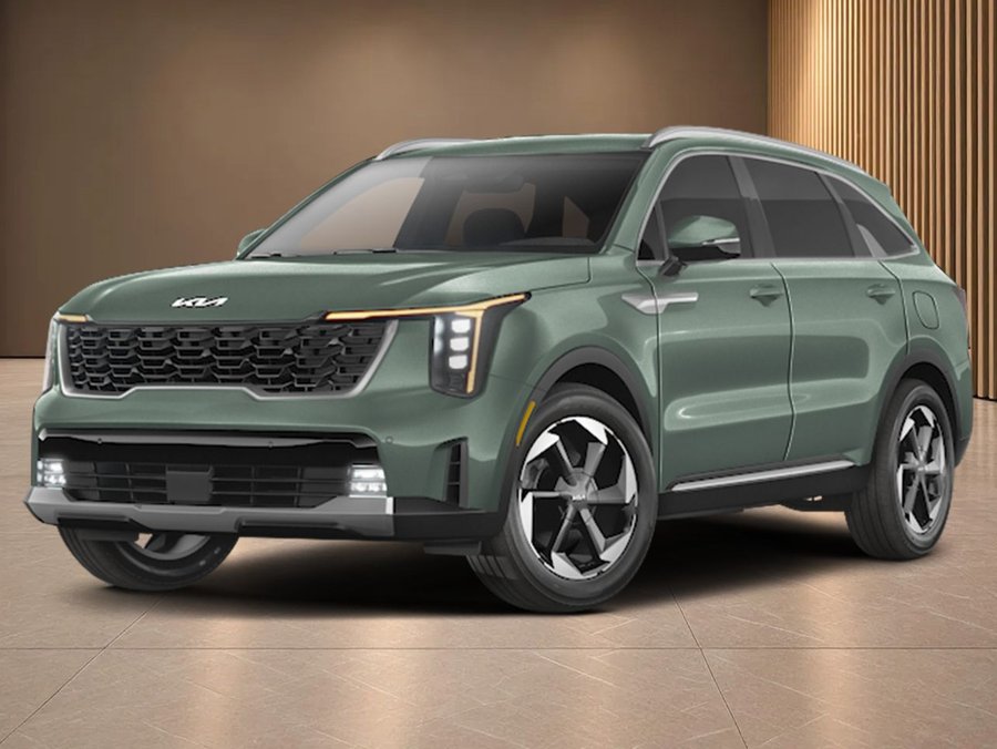 Kia Sorento hybride rechargeable LX Traction Intégrale 2026 Vert urbain