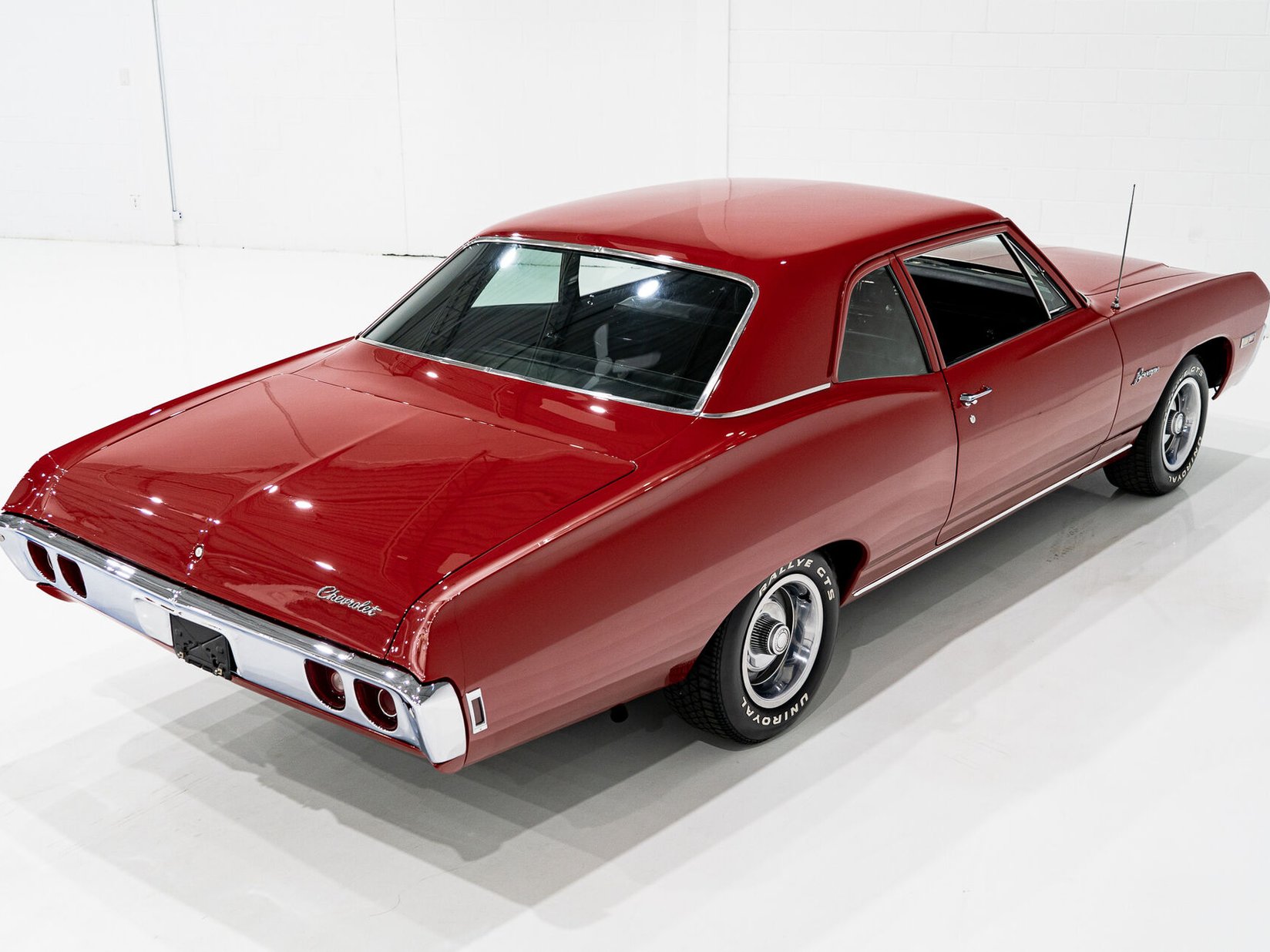 Chevrolet Biscayne **PRIX EN USD** L36 4 speed GM Canada paperwork 1968 Rouge Montréal - photo #7